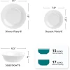 Round Floral Edge Dish Set - Image 7