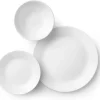 Solid White Round Dish Set - Image 6