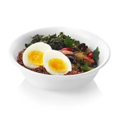 Solid White Round Dish Set - Image 3
