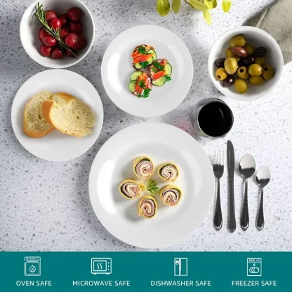 Round Floral Edge Dish Set - Image 3